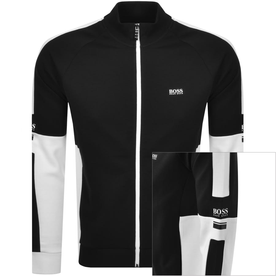 Alternative Image for ProductBOSS Skaz Full Zip Sweatshirt Black1